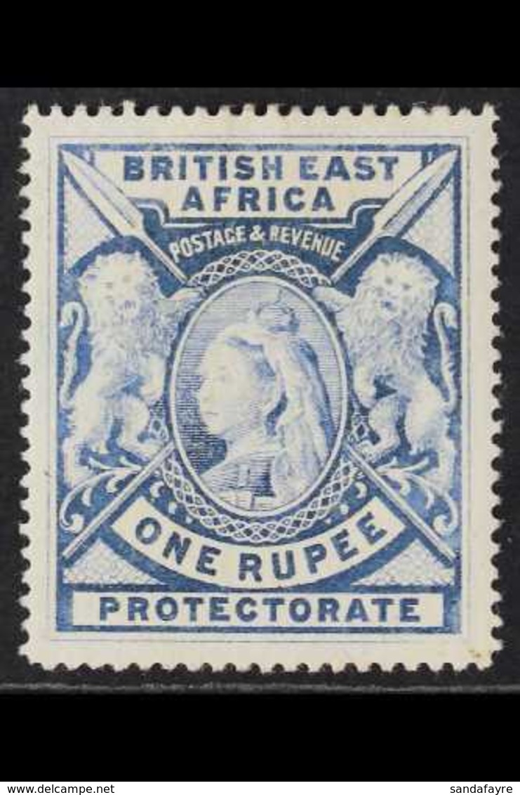 BRITISH EAST AFRICA 1897 1r Grey Blue, Queen Victoria, SG 92, Very Fine Mint. For More Images, Please Visit Http://www.s - Vide