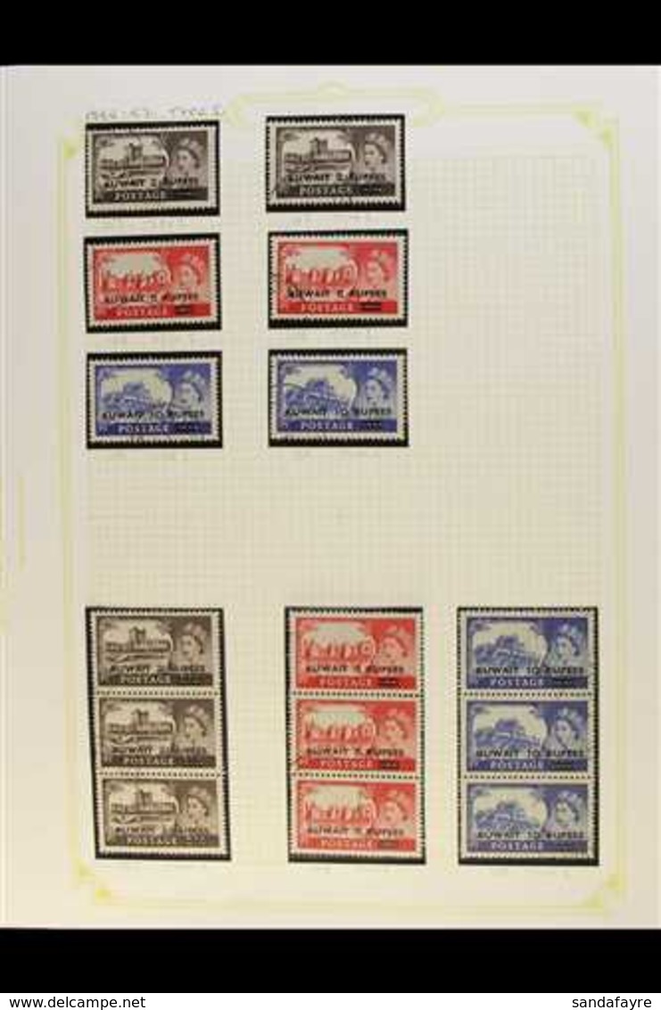 1923-61 FINE USED COLLECTION Includes 1923-24 Values To 3a, 1933-34 6a Air, 1948-49 10r On 10s, 1952-54 Two Complete Set - Kuwait