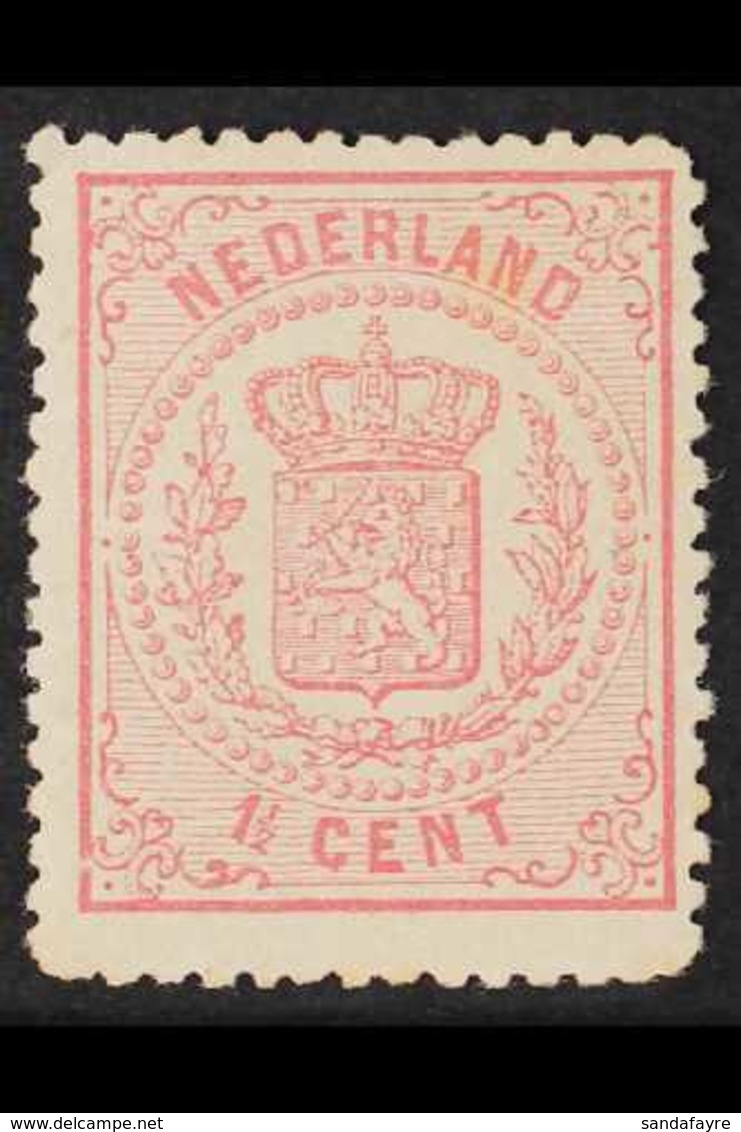 1869 1½c Rose, No Watermark, Thick Paper, Perf 14, SG 55, Fine Mint. For More Images, Please Visit Http://www.sandafayre - Other & Unclassified