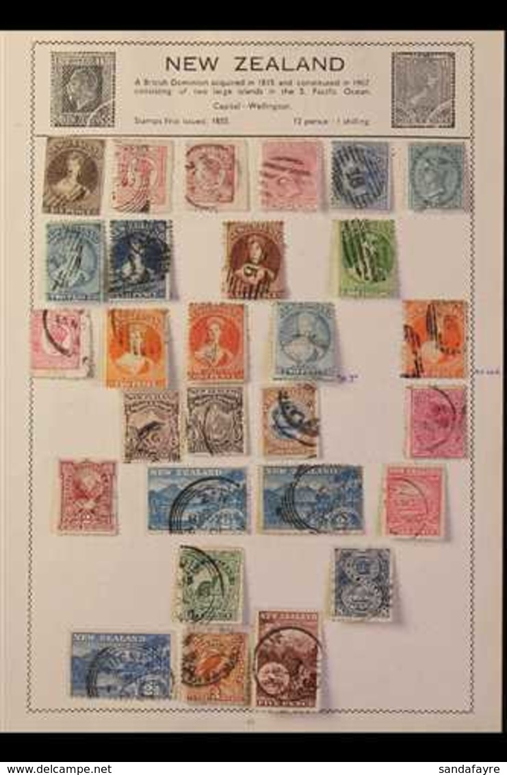 1862-1952 ATTRACTIVE FINE USED COLLECTION With Many Better Stamps On Leaves, Mostly All Different, Includes 1862-64 1d ( - Altri & Non Classificati