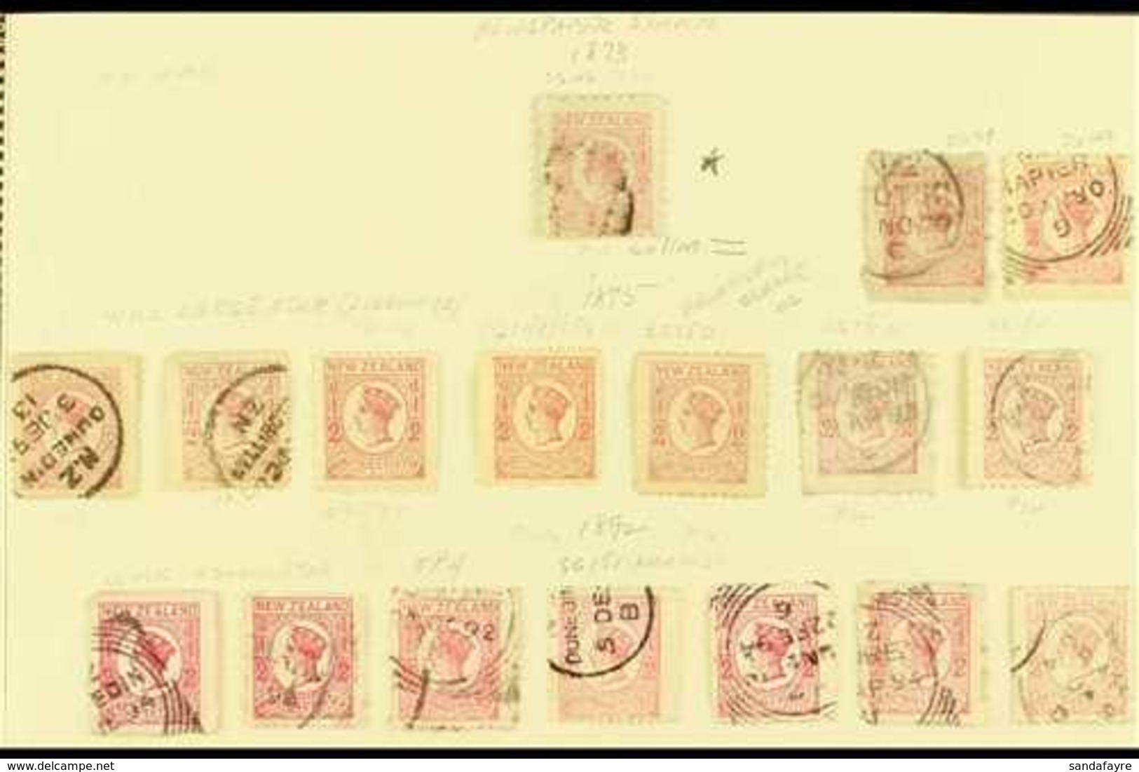 1873-92 NEWSPAPER STAMPS A Mint And Used Group On A Part Of An Album Pages, Includes 1873 ½d , No Wmk, Perf 10, Used, 18 - Sonstige & Ohne Zuordnung