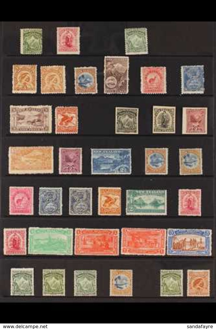 1902-1916 MINT KEVII COLLECTION. A Chiefly ALL DIFFERENT Mint Collection Presented On Protective Stock Pages That Includ - Other & Unclassified