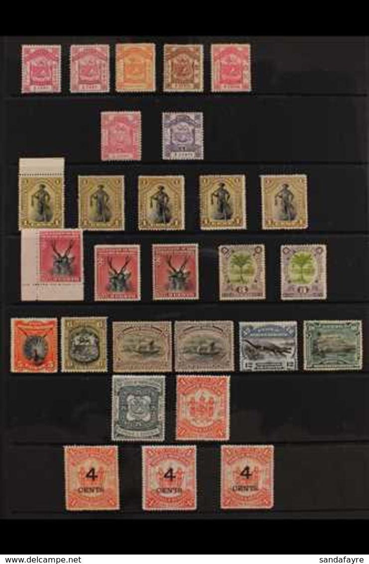 1886-1939 FINE MINT COLLECTION. A Chiefly ALL DIFFERENT Collection Presented Chronologically On A Series Of Stock Pages  - Borneo Del Nord (...-1963)