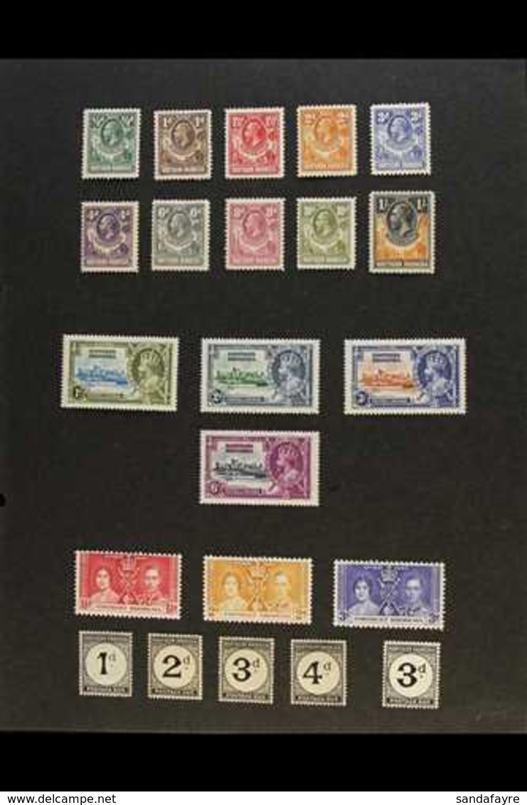 1925-53 FINE MINT COLLECTION A Clean And Attractive All Different Collection Which Includes 1925-29 Set To 1s, 1935 Silv - Northern Rhodesia (...-1963)