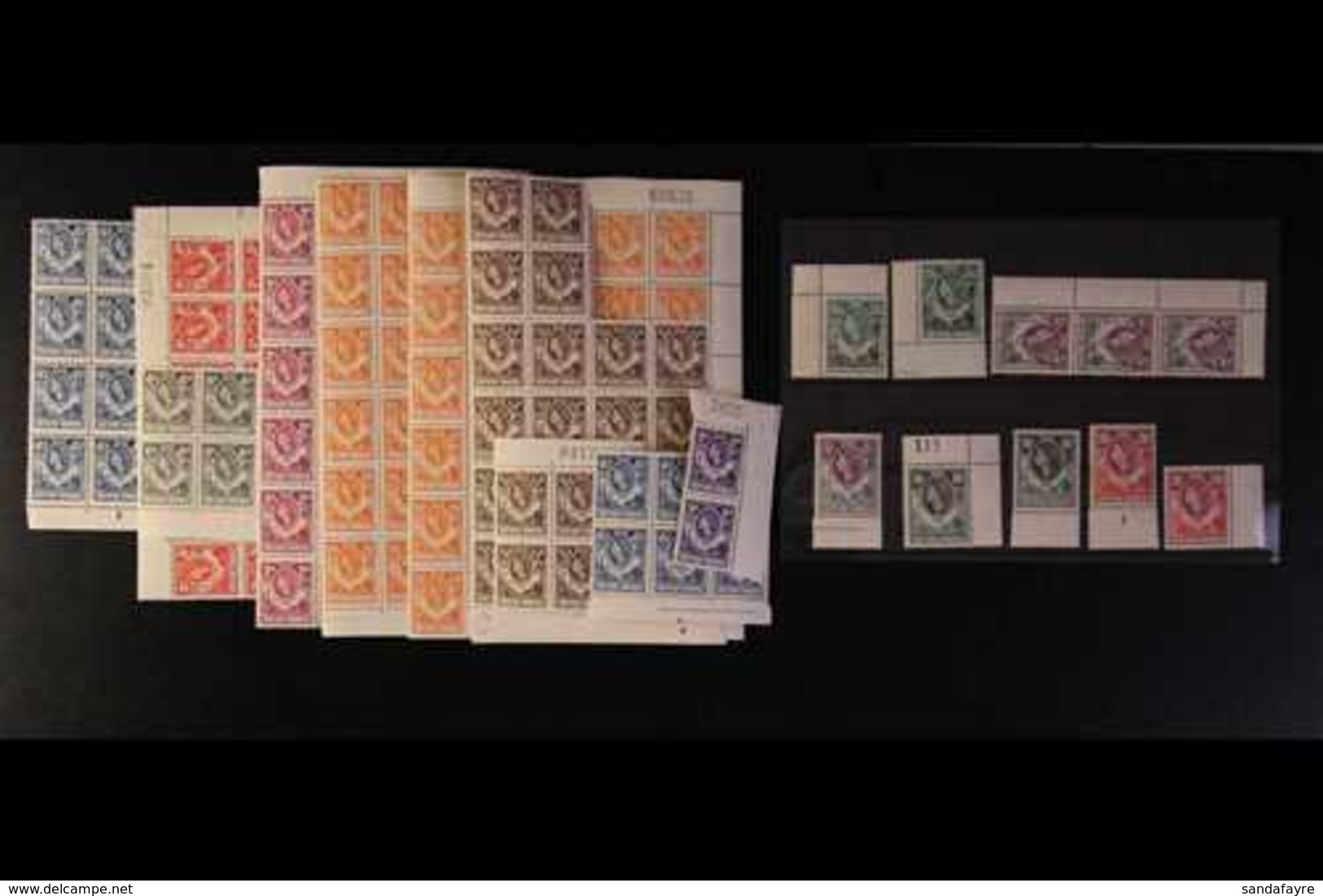 1953 QEII DEFINITIVES NEVER HINGED MINT ACCUMULATION, Most Values To 9d With Approx 50 Of Each Value In Multiples, We Se - Northern Rhodesia (...-1963)