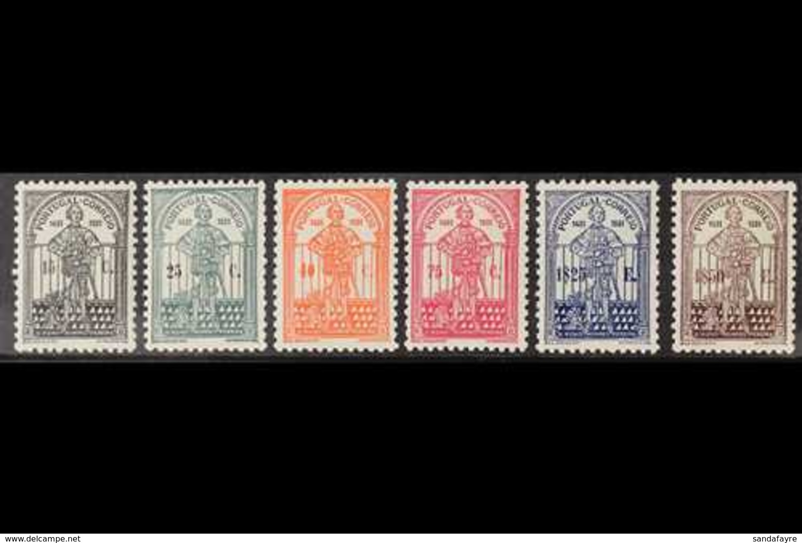 1931 Nuno Alvares Set Complete, SG 859/864, Very Fine Well Centered Mint. (6 Stamps) For More Images, Please Visit Http: - Other & Unclassified