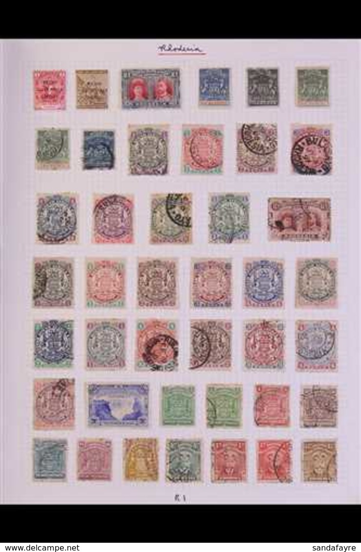 1892-1954 MINT & USED COLLECTION / ACCUMULATION Interesting Ranges, Haphazardly Arranged On Album Pages, We See 1892-3 5 - Altri & Non Classificati