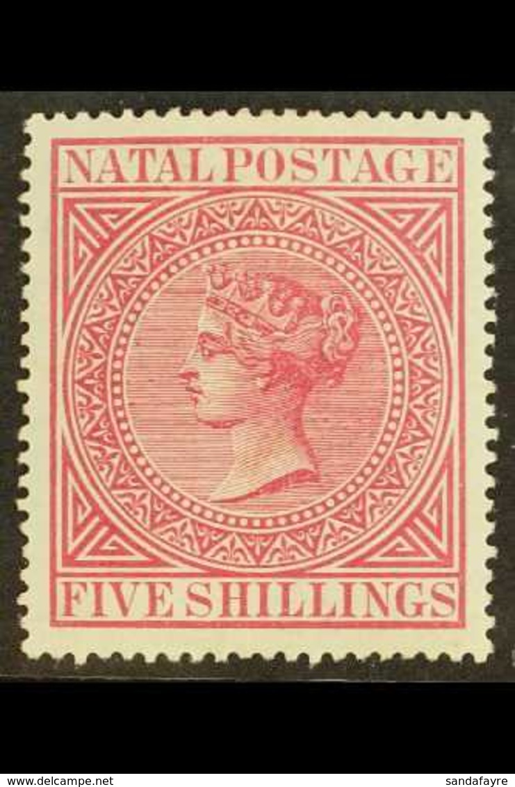NATAL 1874 5s Rose, SG 72, Very Fine And Fresh Mint. For More Images, Please Visit Http://www.sandafayre.com/itemdetails - Unclassified