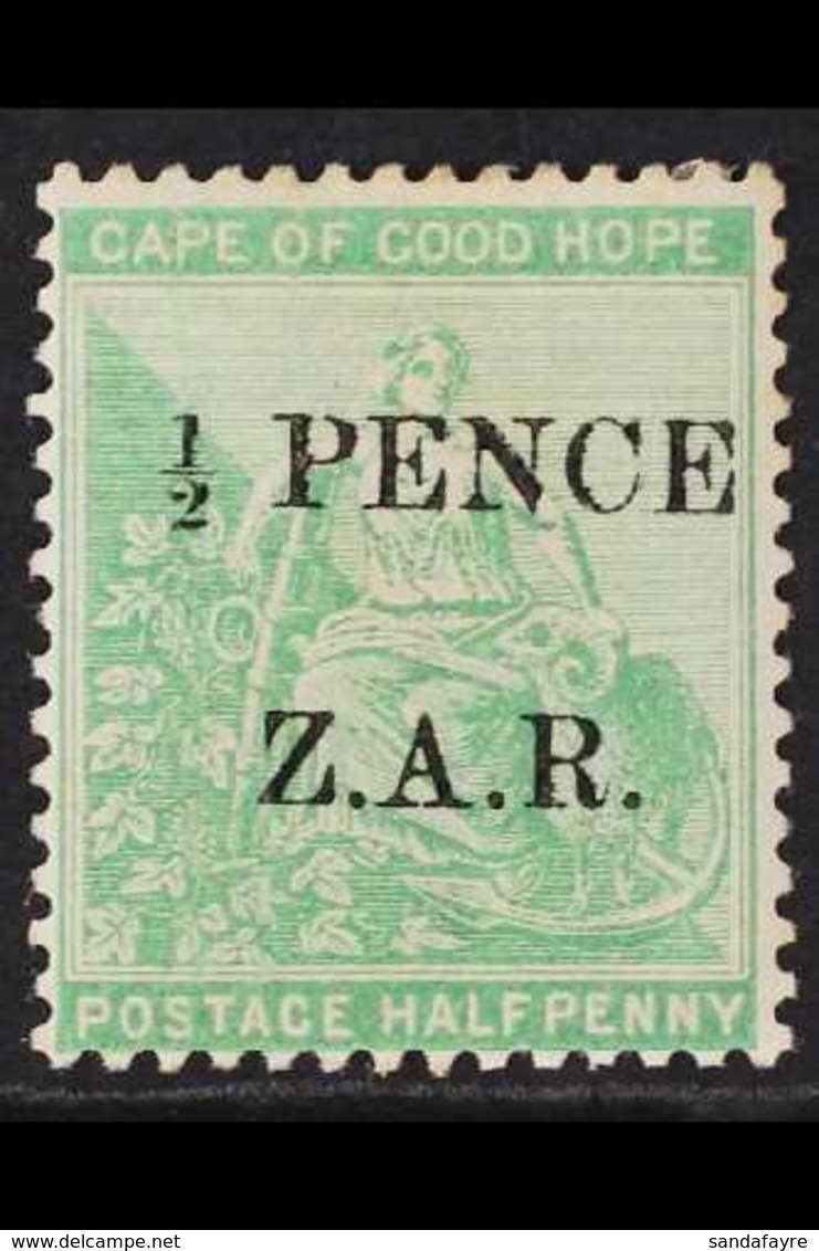 VRYBURG 1899 "½ PENCE Z.A.R." On Halfpenny Green (surcharged COGH), SG 1, Fine Mint For More Images, Please Visit Http:/ - Ohne Zuordnung