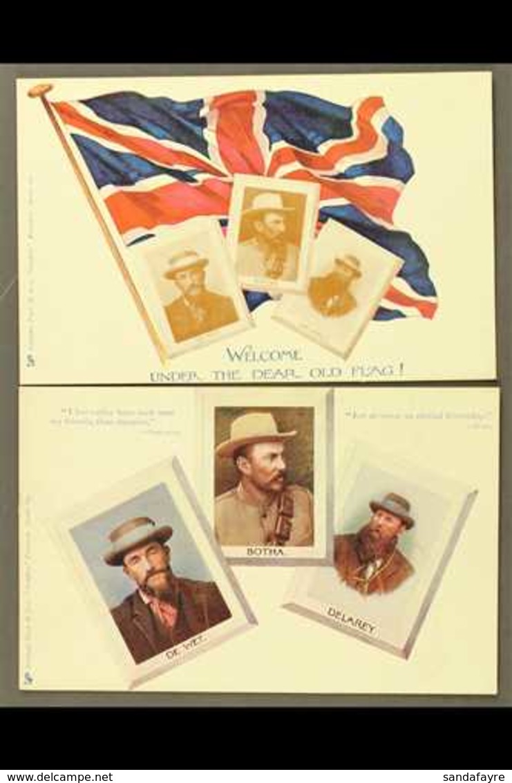 BOER WAR Reconciliation Post Cards, Circa Early 1900's, Two Different Printed In Colour By Raphael Tuck & Sons, Featurin - Ohne Zuordnung