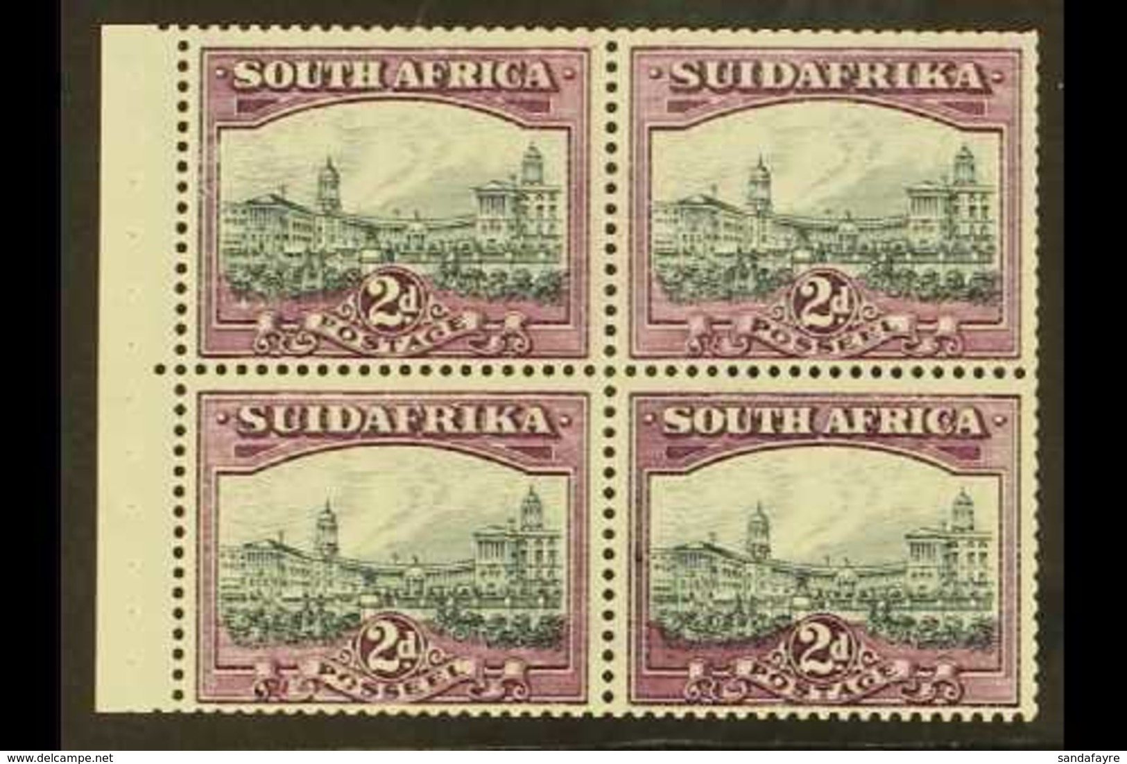 BOOKLET PANE 1931 2d Watermark Upright, COMPLETE PANE OF FOUR From Rare 1931 3s Rotogravure Booklets, As SG 44, Very Fin - Unclassified