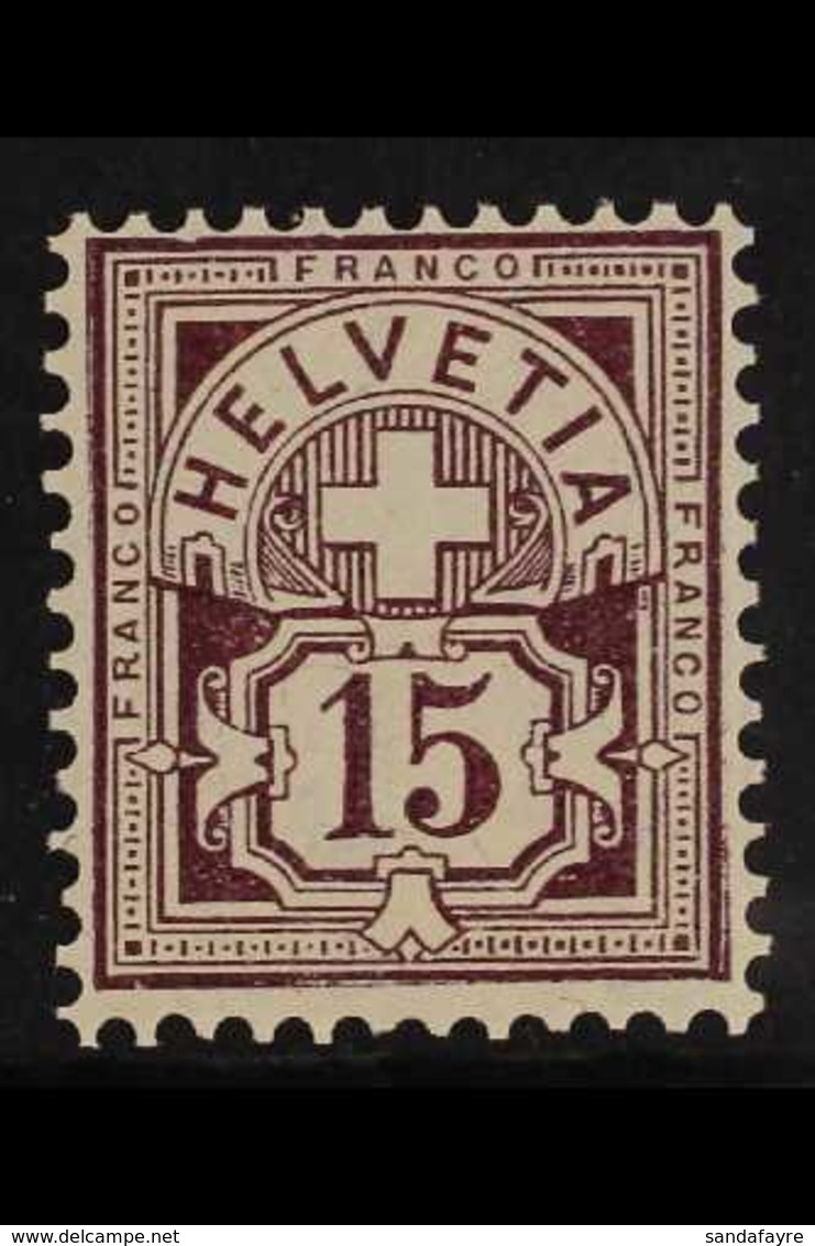 1906-07 15c Purple "Numeral", Mi 87a, SG 199, Never Hinged Mint For More Images, Please Visit Http://www.sandafayre.com/ - Sonstige & Ohne Zuordnung
