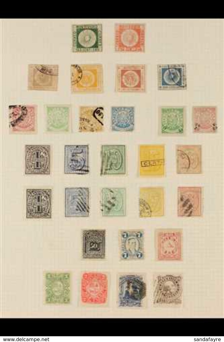 1858-1937 OLD TIME COLLECTION Presented On Printed & Generic Album Pages, Mint & Used Ranges With Sets, Top Values, Airs - Uruguay