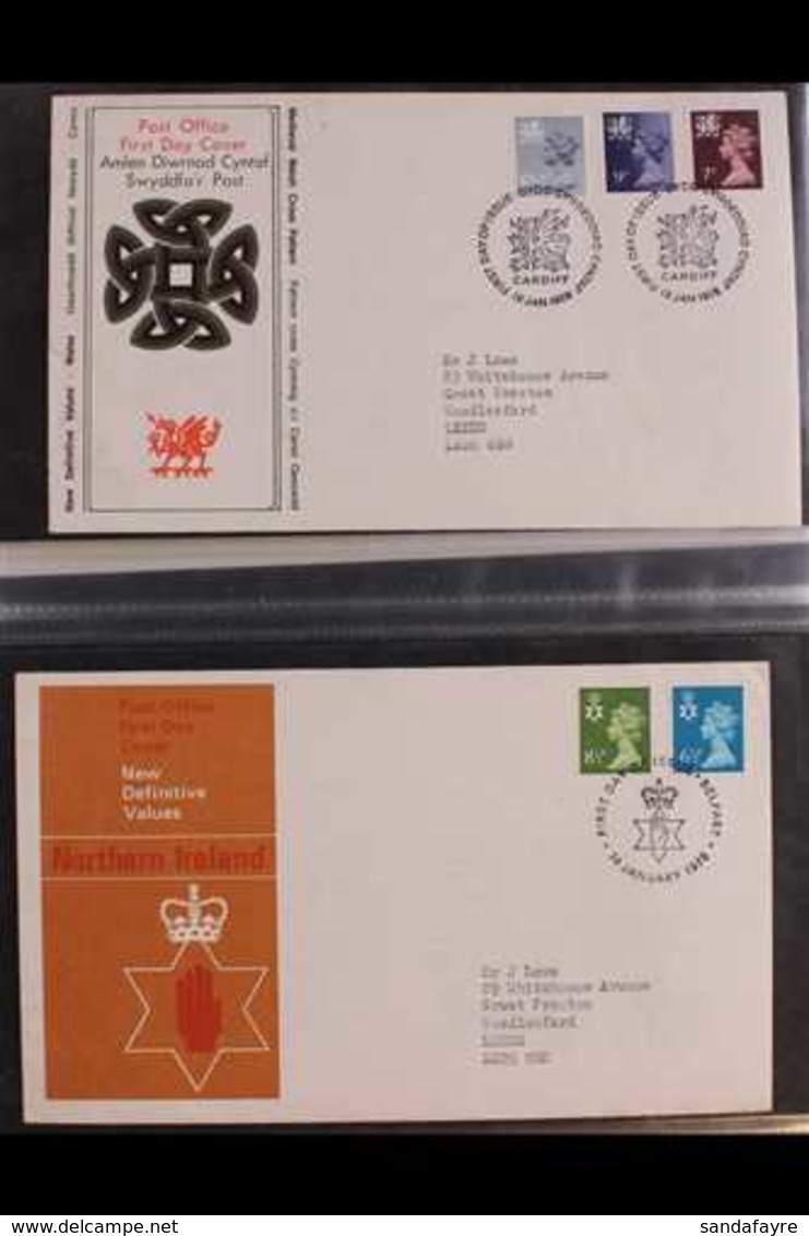 REGIONAL ISSUES 1976-2006 All Different Collection Of Illustrated First Day Covers Bearing Regional Issues For Scotland, - FDC