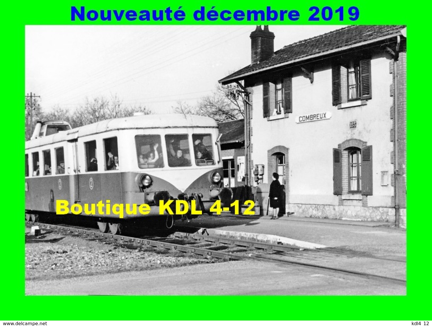 AL PR 08 - La Gérante Reçoit Un Autorail 150 CV En Gare - COMBREUX - Loiret - SNCF - Autres & Non Classés