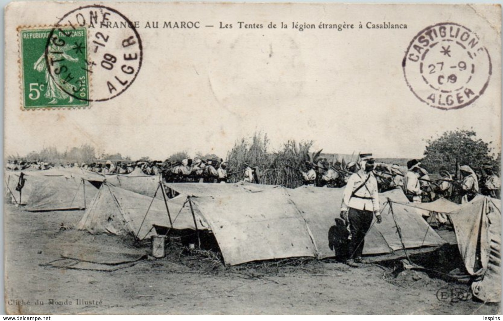 AFRIQUE - MAROC -- CASABLANCA --  Les Tentes De La Légion étrangère - Casablanca