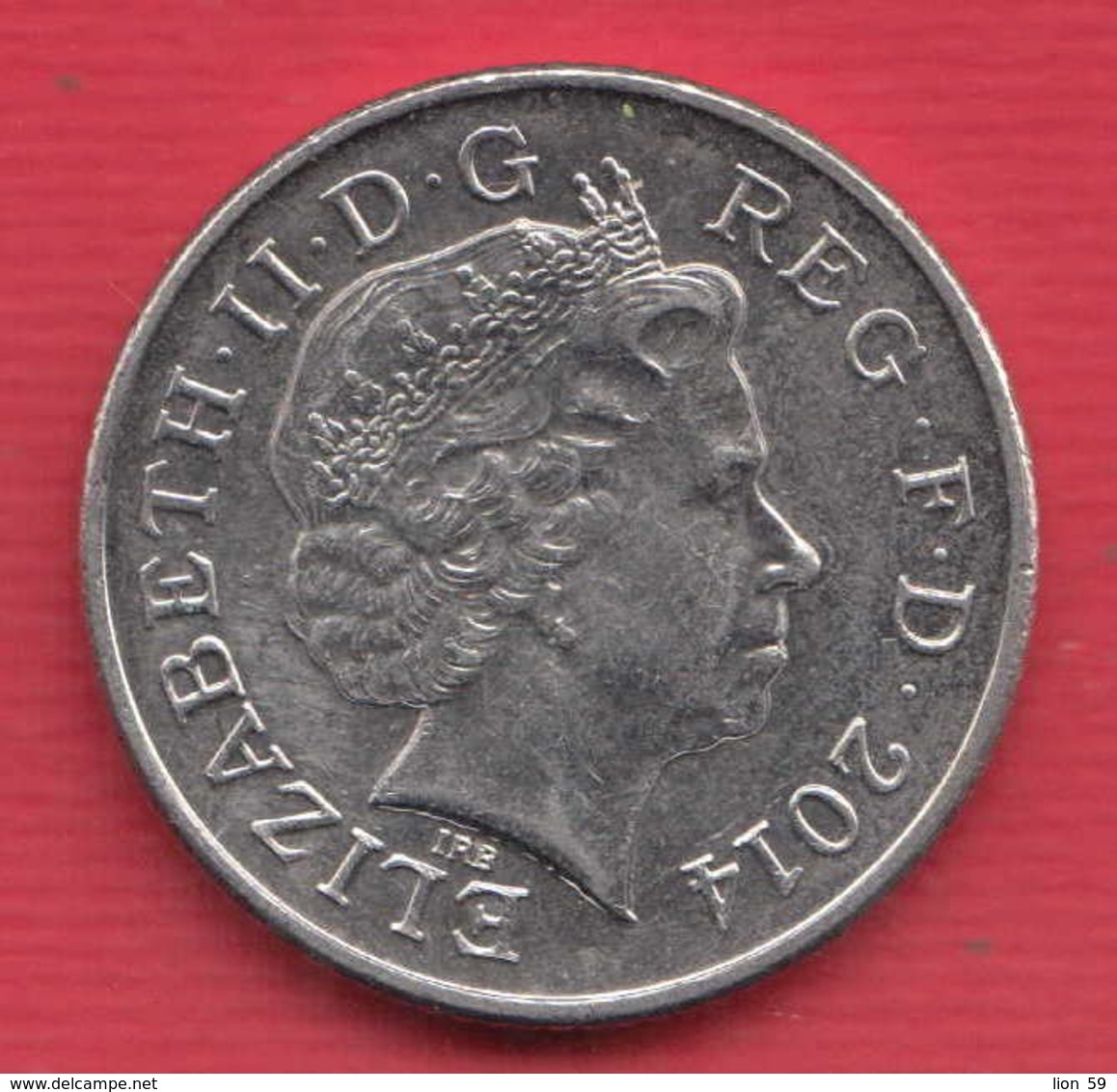 F7788 / 2014 - 10 TEN PENCE , Elizabeth II D.G. , Great Britain Grande-Bretagne , Coins Munzen Monnaies Monete - 10 Pence & 10 New Pence