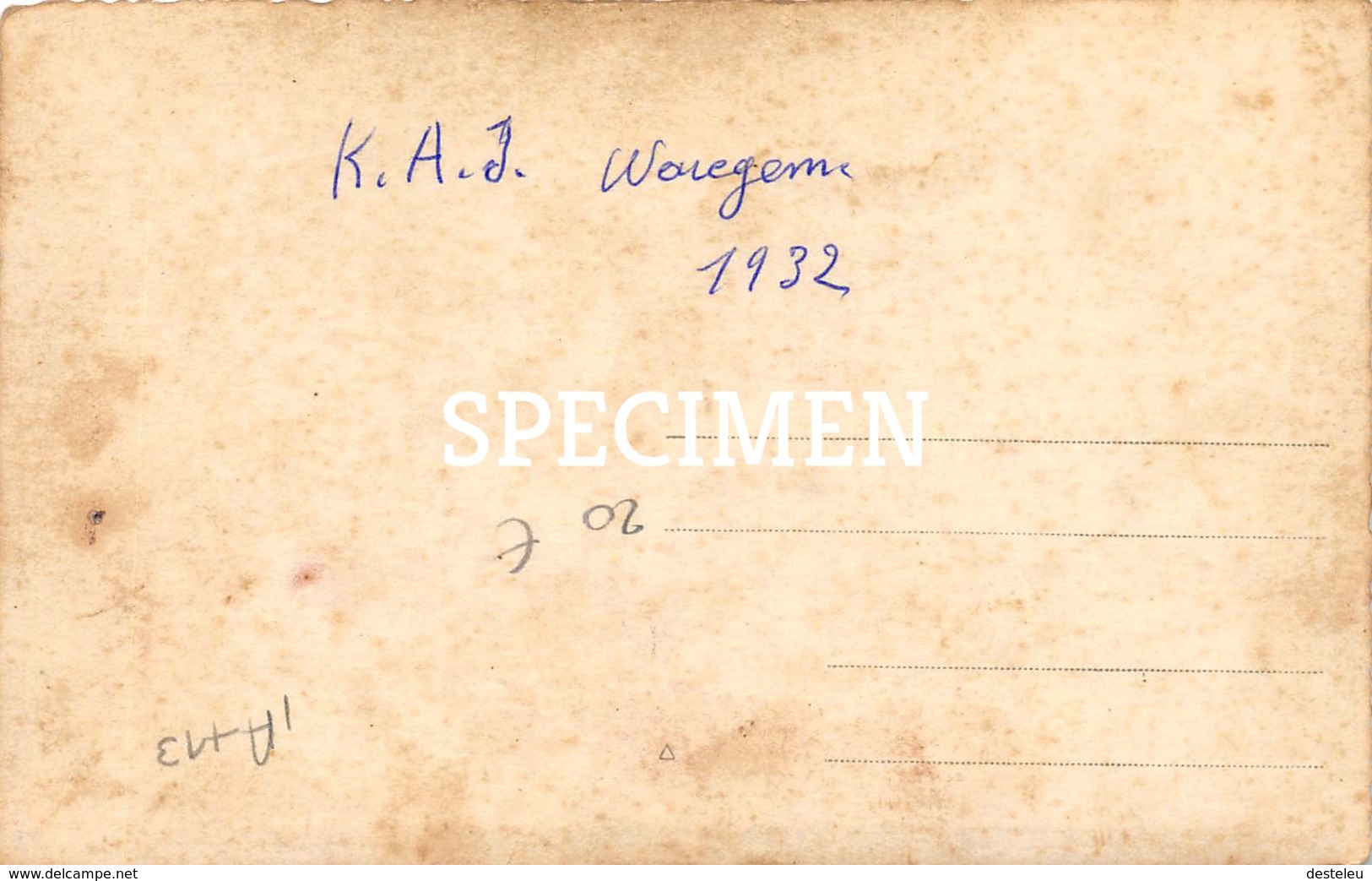 Fotokaart KAJ 1932 - Waregem - Waregem