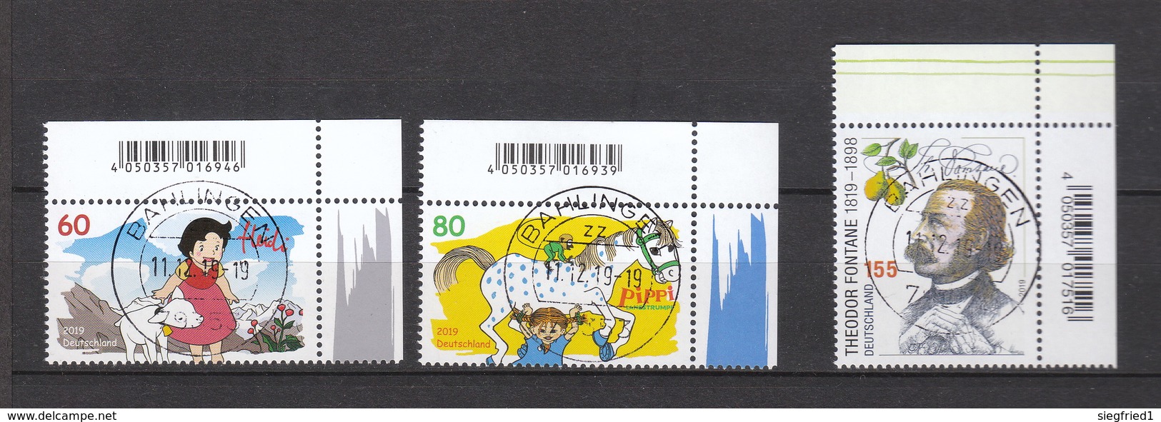 Deutschland BRD  Gestempelt  3506-3508 Alle Neuausgaben  5.12.2019 - Used Stamps