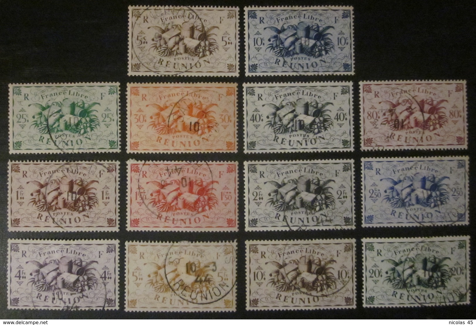 Réunion - YT 233 à 246 Obl - Used Stamps