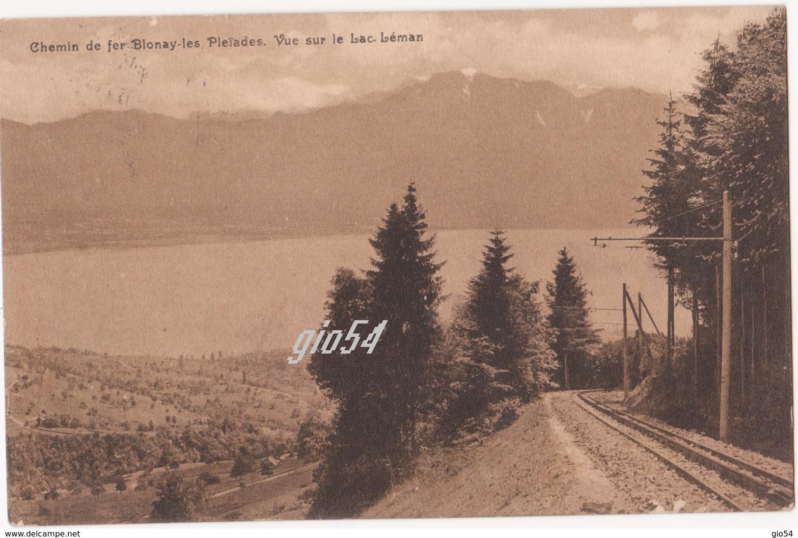 Suisse Vd Chemin De Fer Blonay - Les Pleiades Lac Leman - Other & Unclassified