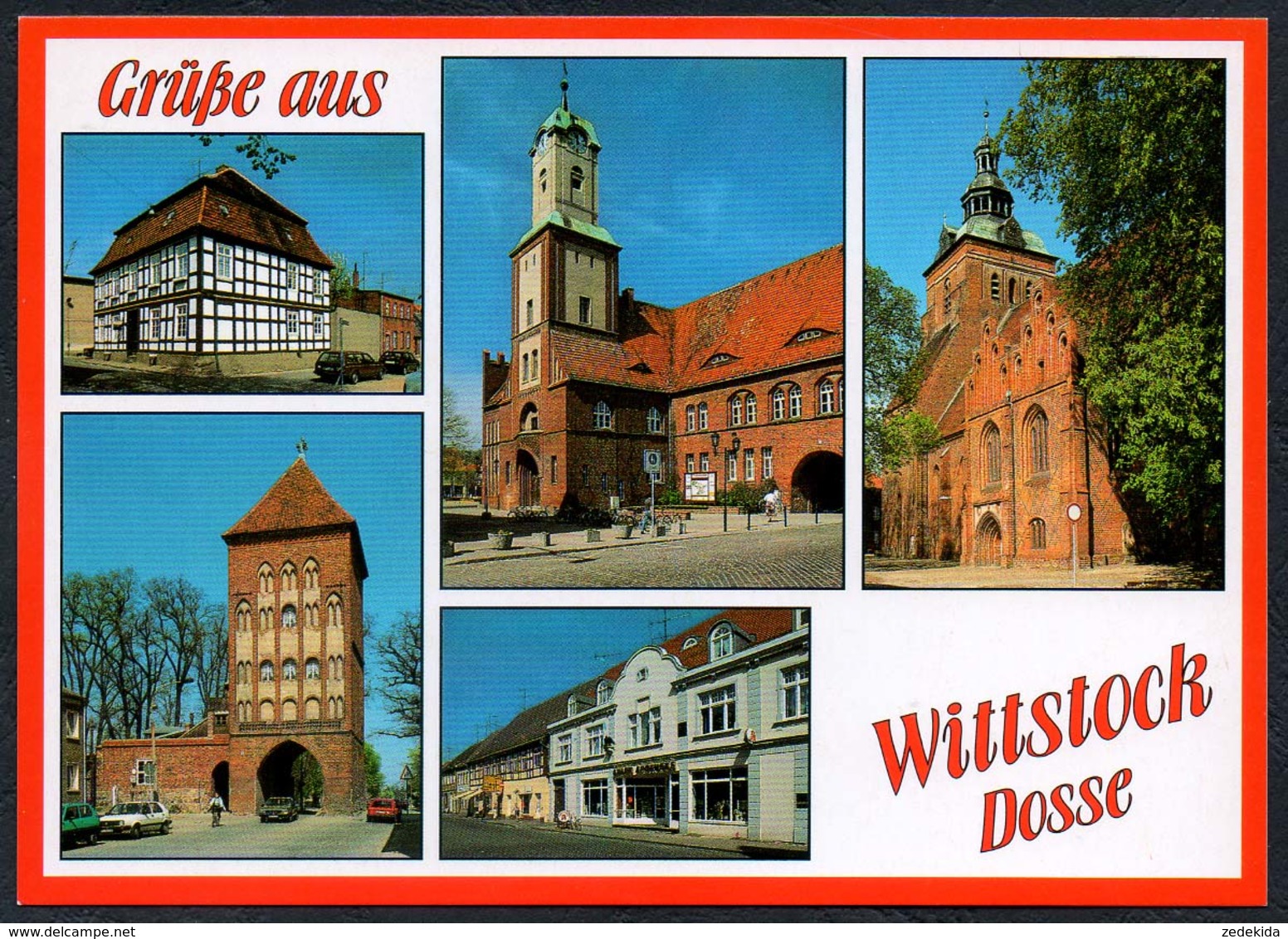 D0885 - TOP Wittstock - Bild Und Heimat Reichenbach - Qualitätskarte - Wittstock