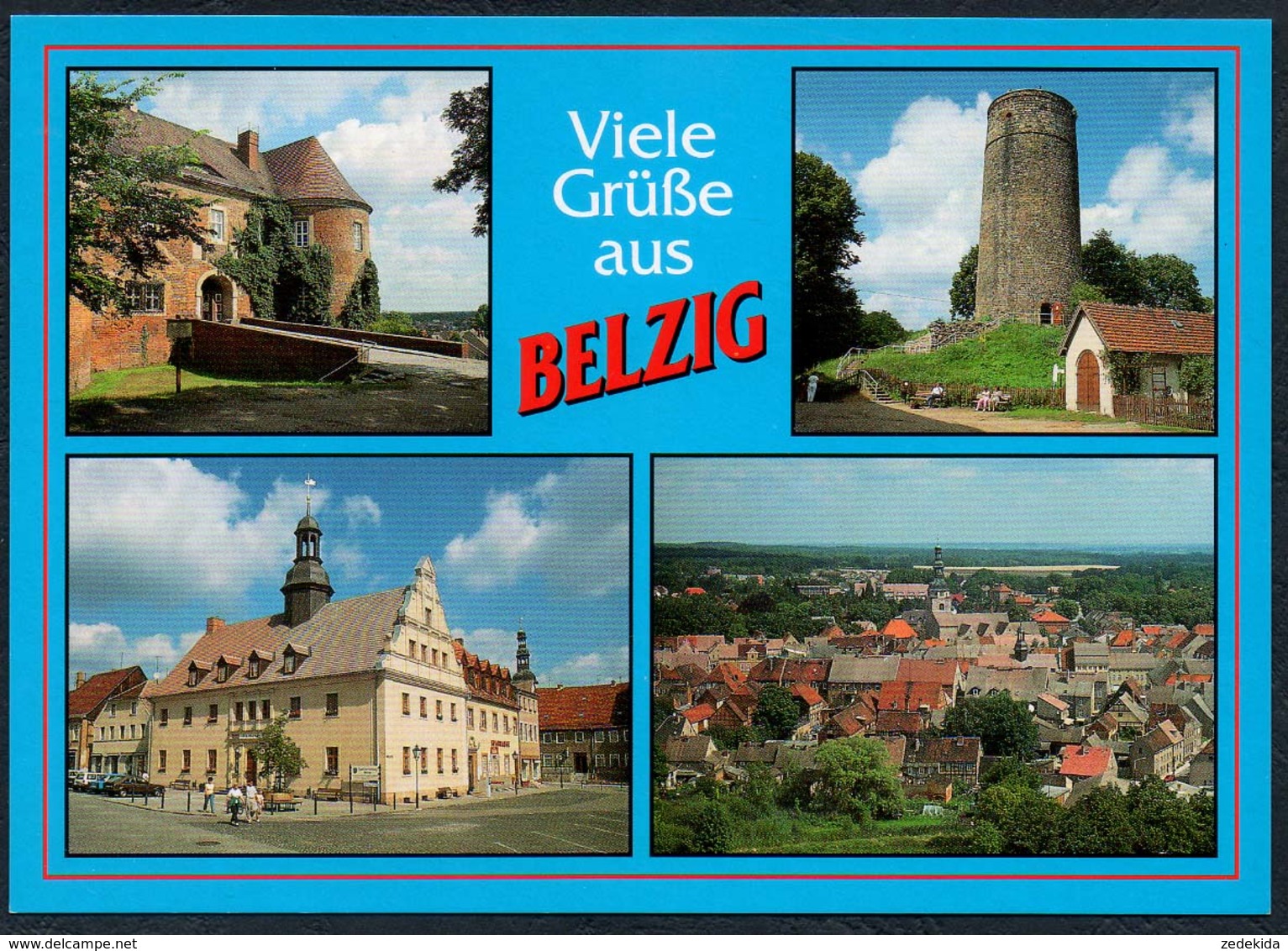 D0889 - TOP Belzig - Bild Und Heimat Reichenbach - Qualitätskarte - Belzig