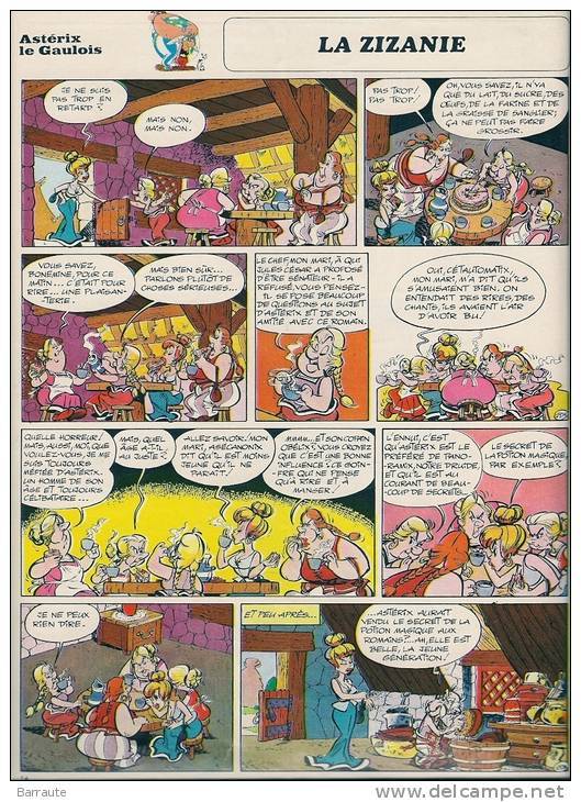 Planches ASTERIX "La ZIZANIE" N° 15-b Et 16-b Prépubliées Le 26/2/1970. UDERZO Et GOSCINNY - Disegni Originali