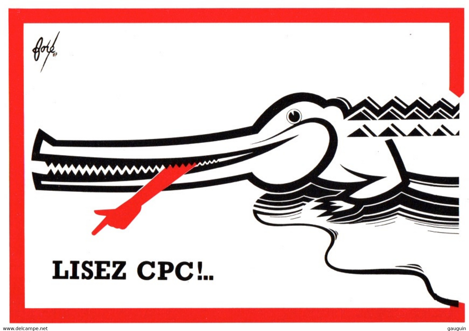 CPM - ILLUSTRATION FORE - DESSIN Pour La Revue CPC - Edition Tirage Limité - Fore