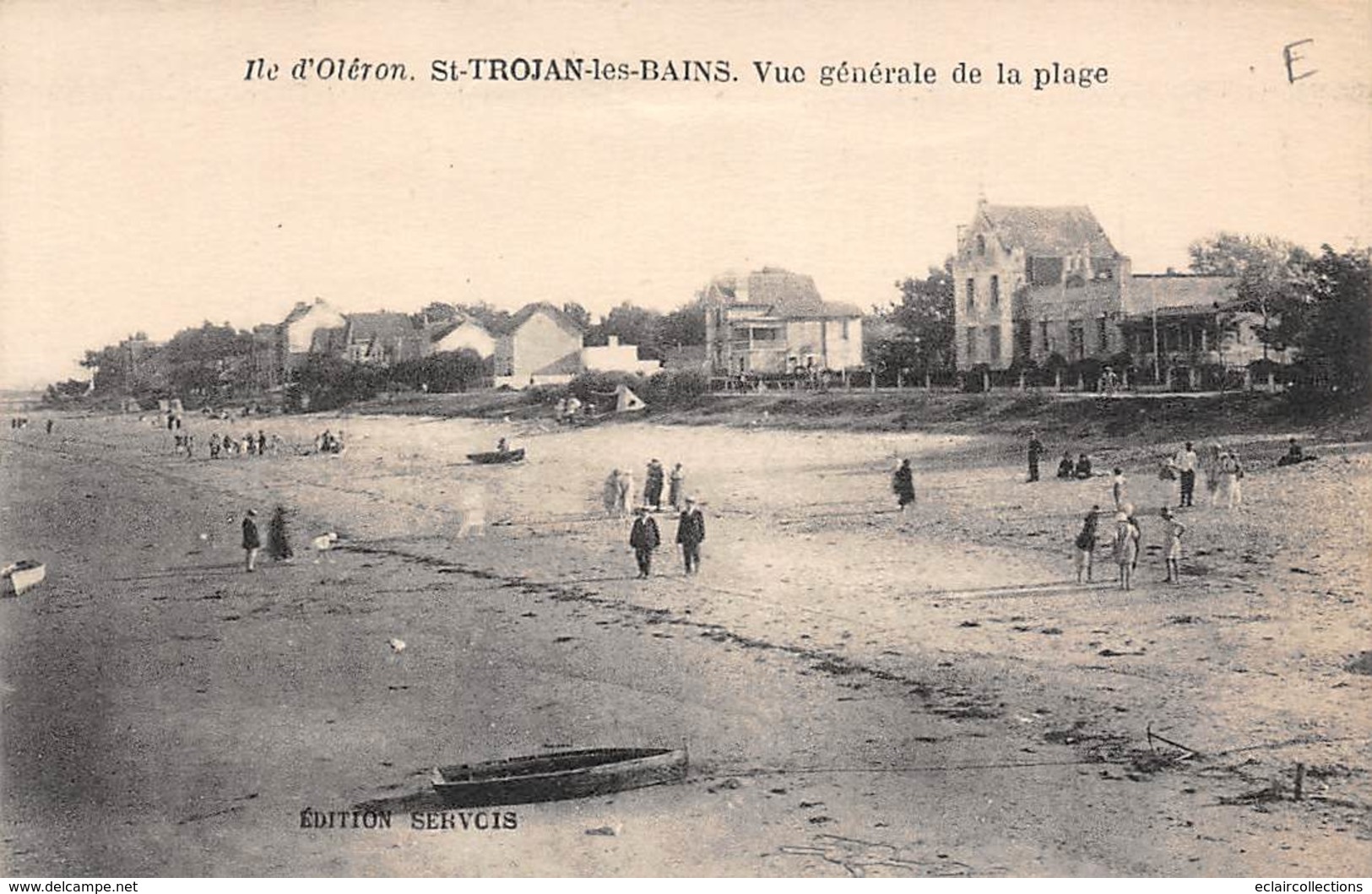 Ile D'Oléron.  St Trojan Les Bains    17     Vue Générale De La Plage     (voir Scan) - Ile D'Oléron