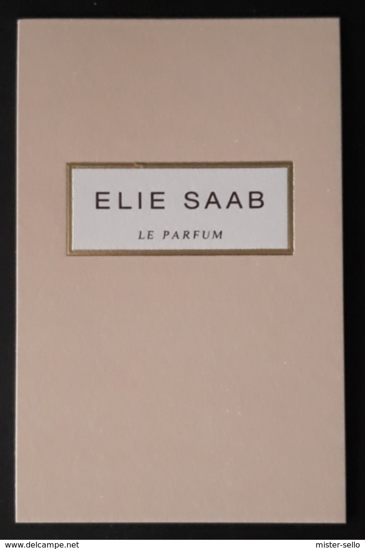 TARJETA DE PERFUME - ELIE SAAB - - Modernes (à Partir De 1961)