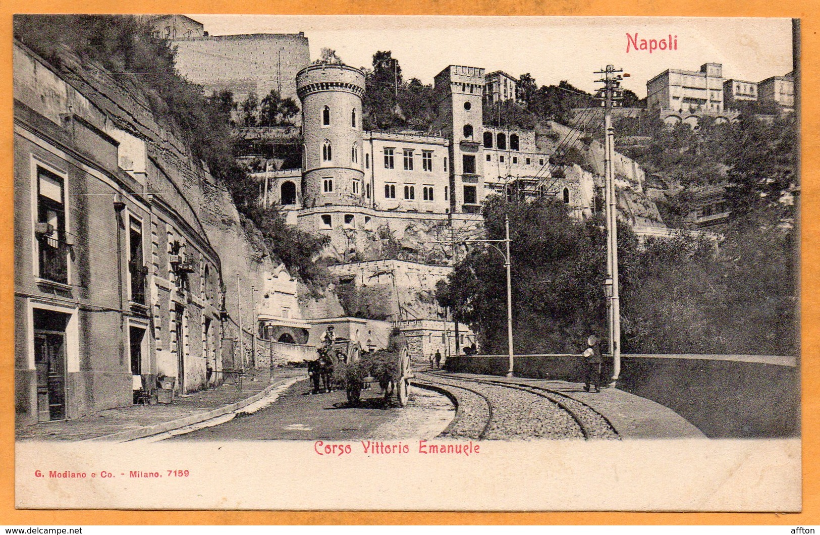 Napoli Italy 1905 Postcard - Napoli (Napels)