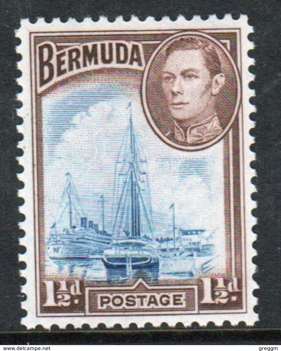 Bermuda George VI 1½d Single Stamp From The 1938 Definitive Set. - Bermuda