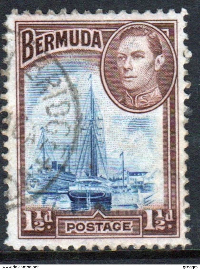 Bermuda George VI 1½d Single Stamp From The 1938 Definitive Set. - Bermuda