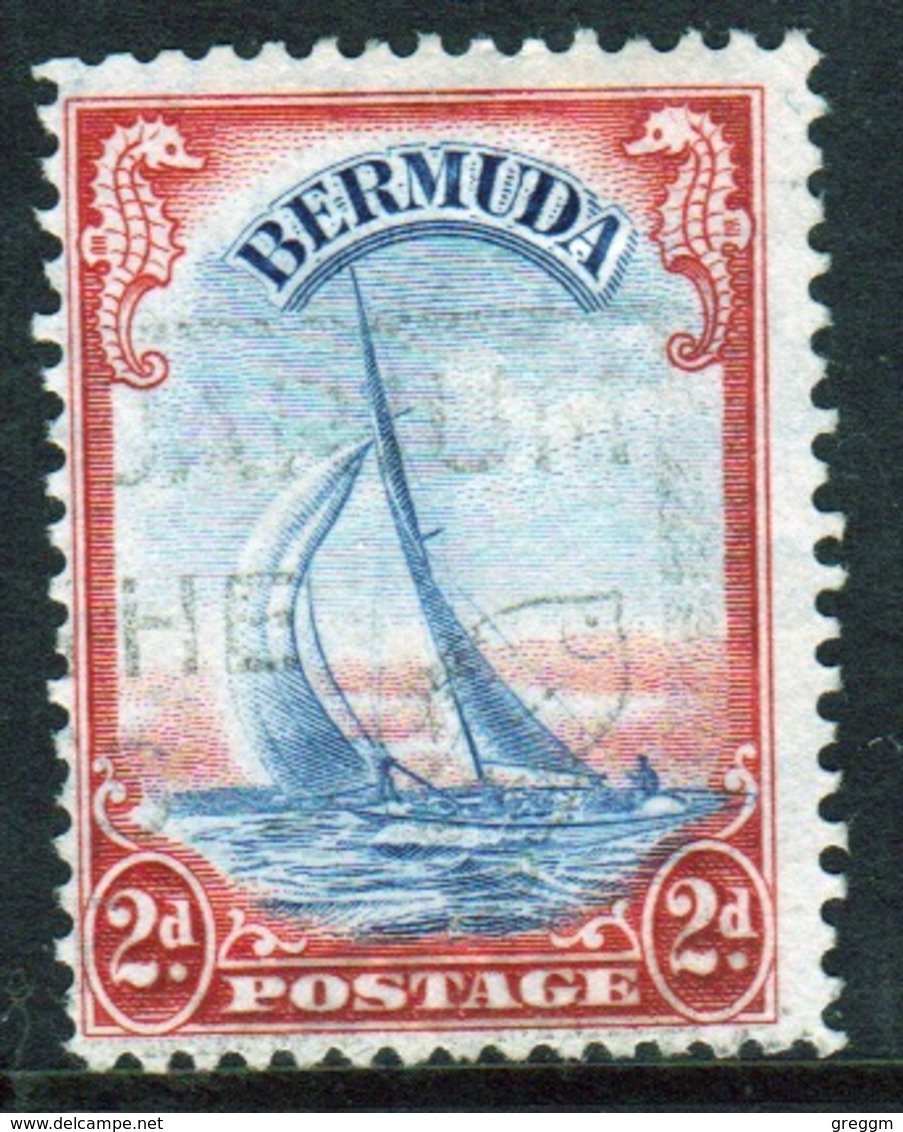 Bermuda George VI 2d Single Stamp From The 1938 Definitive Set. - Bermuda