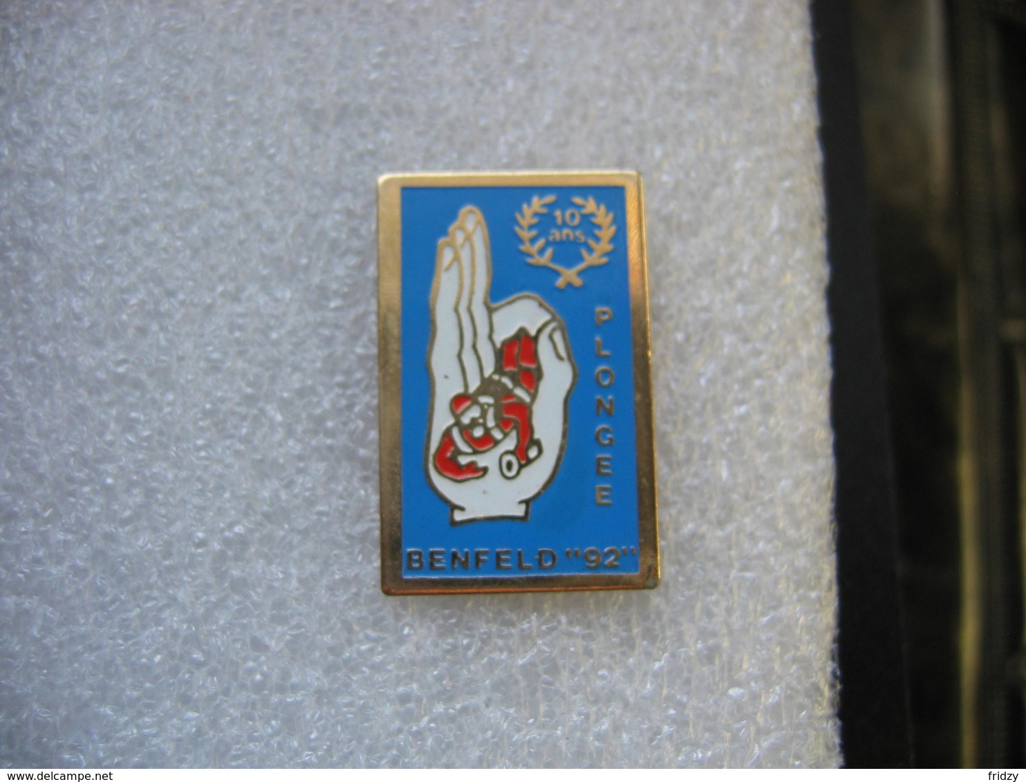 Pin's Des 10 Ans Du Club De Plongée De La Ville De BENFELD (Dépt 67) - Diving