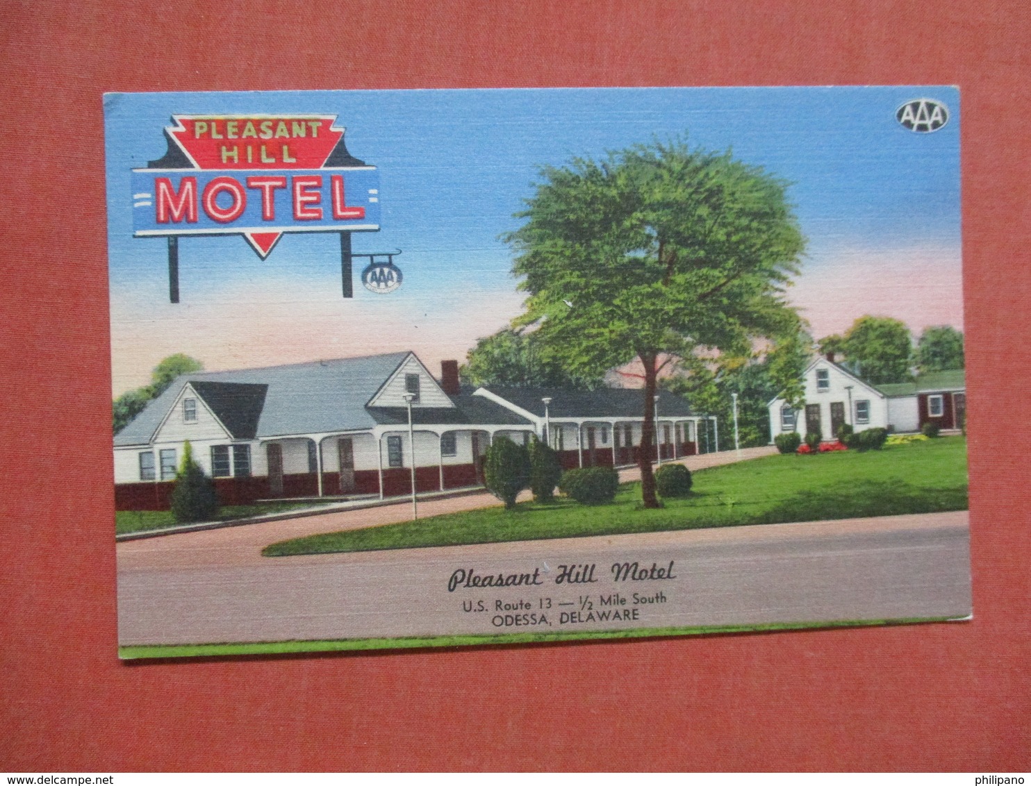 Pleasant Hill Motel Odessa - Delaware   Ref 3780 - Autres & Non Classés