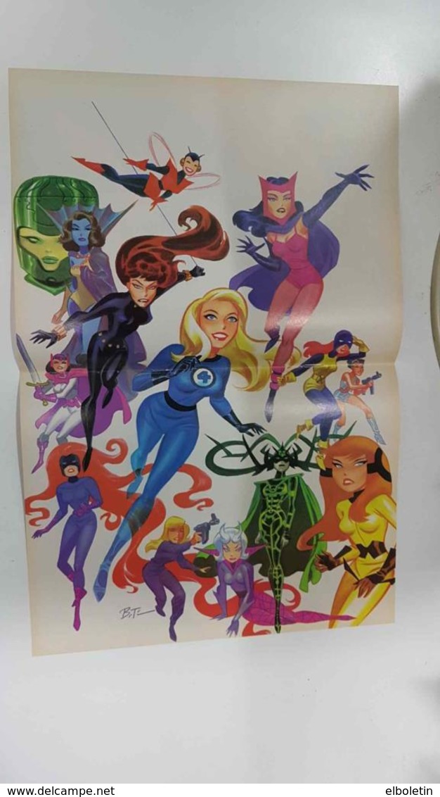 Poster Doble: The Women Of Marvel (Bruce Timm) - Phoenix (Greg Land). Proveniente De Women Of Marvel Posterboo... - Otros & Sin Clasificación