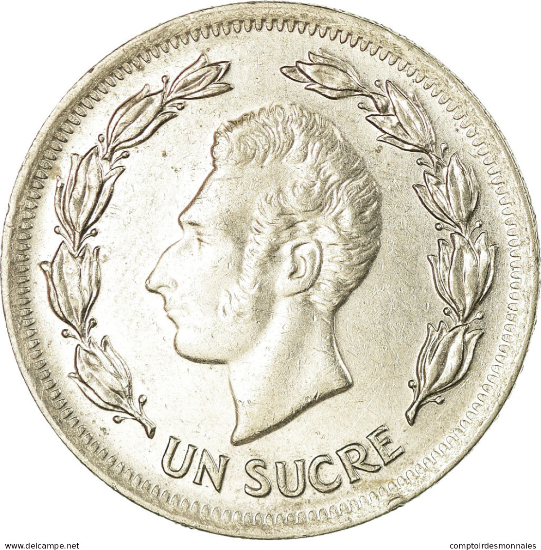 Monnaie, Équateur, Sucre, Un, 1977, TTB, Nickel Clad Steel, KM:83 - Equateur