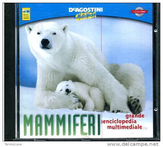 CD ROM MAMMIFERI GRANDE ENCICLOPEDIA MULTIMEDIALE DE AGOSTINI - CD