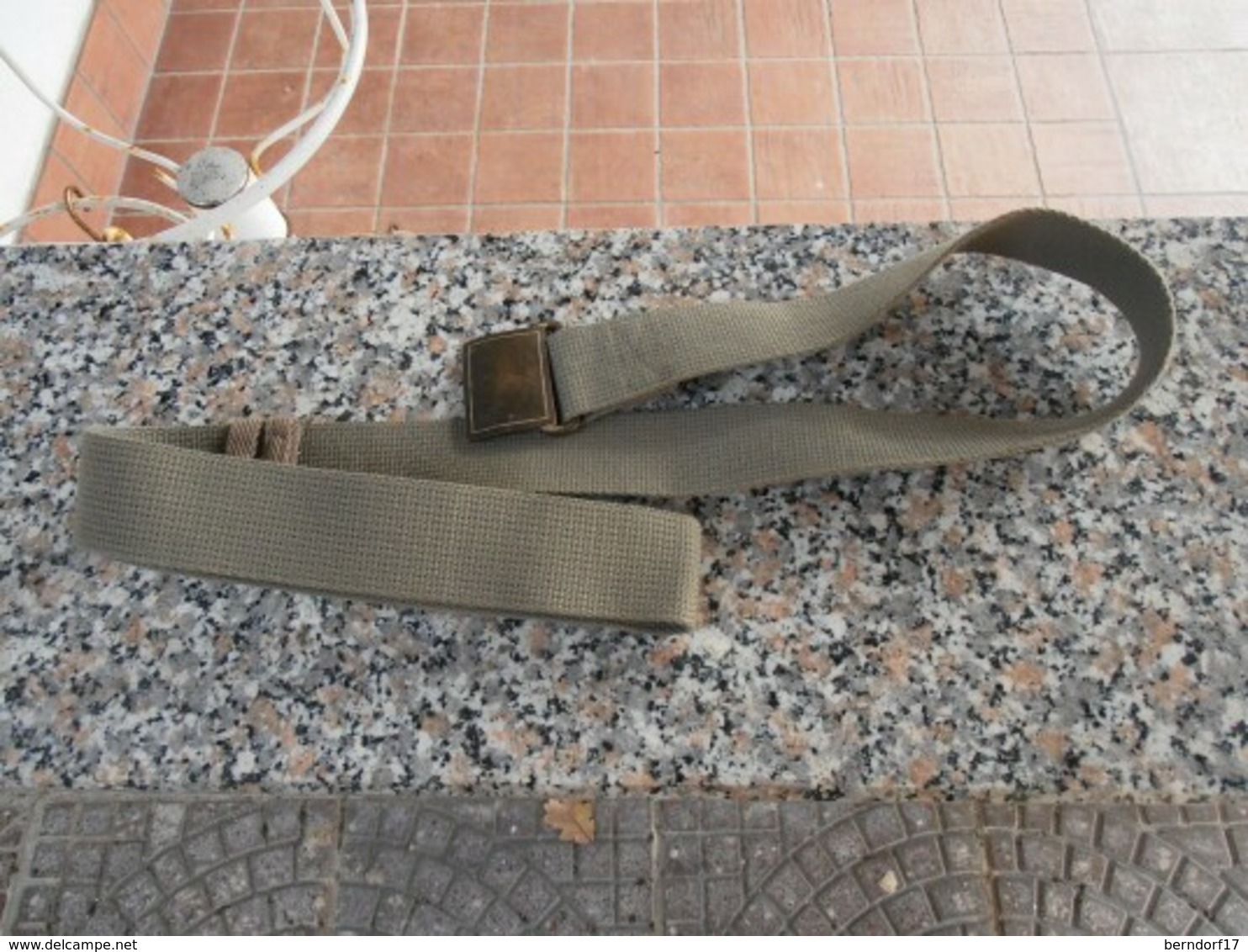 VIETNAM SOUTH ARMY - SOLDIER CANVAS BELT - Equipaggiamento