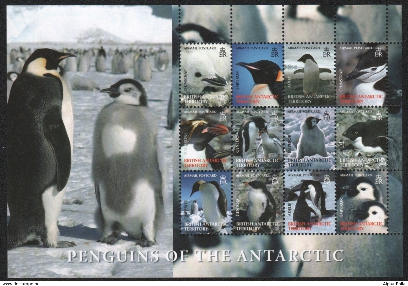 BAT / Brit. Antarktis 2006 - Mi-Nr. 422-433 ** - MNH - Pinguine / Penguins - Neufs