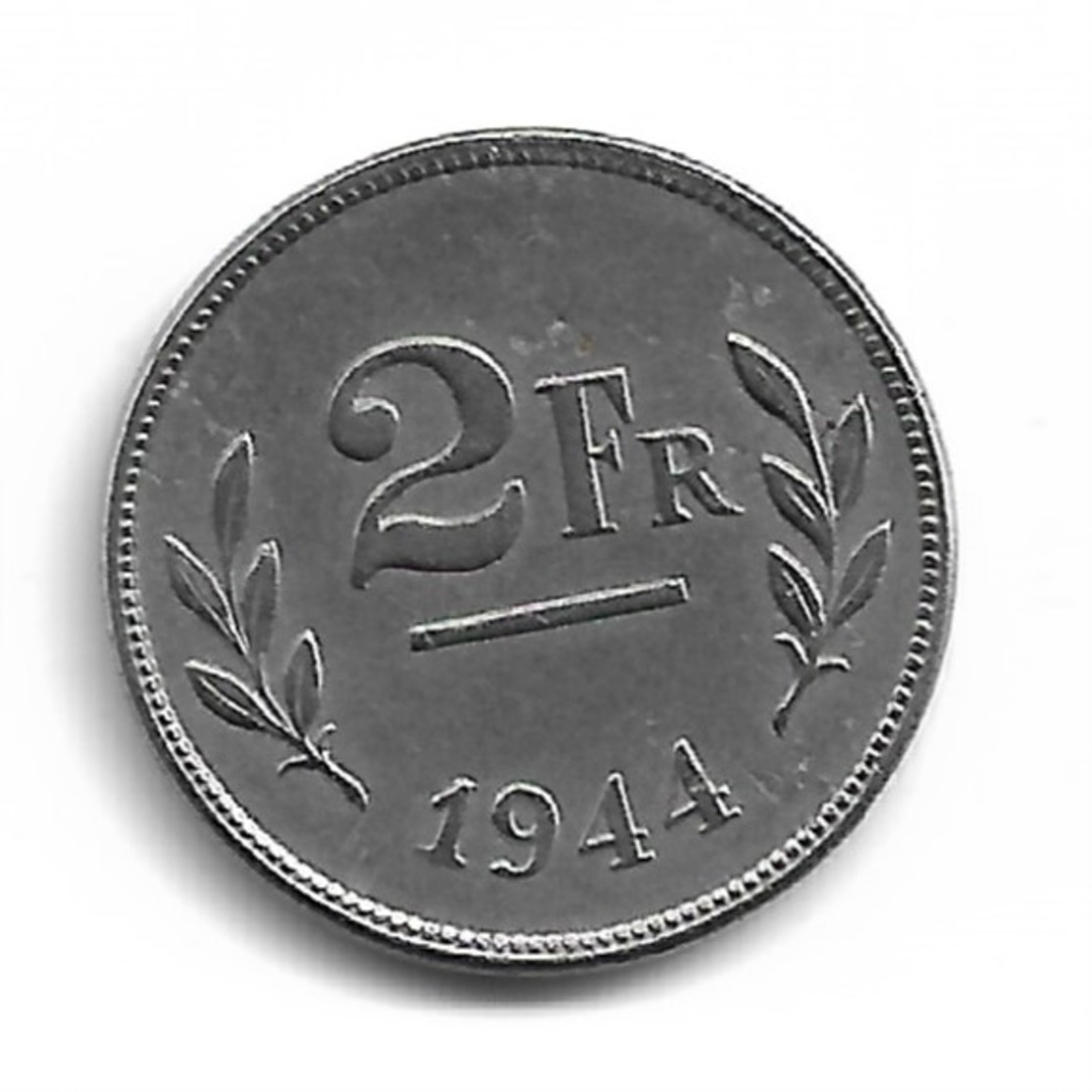 Belgique 2 Francs 1944 FR/FR - Libération - 2 Francs (1944 Liberation)