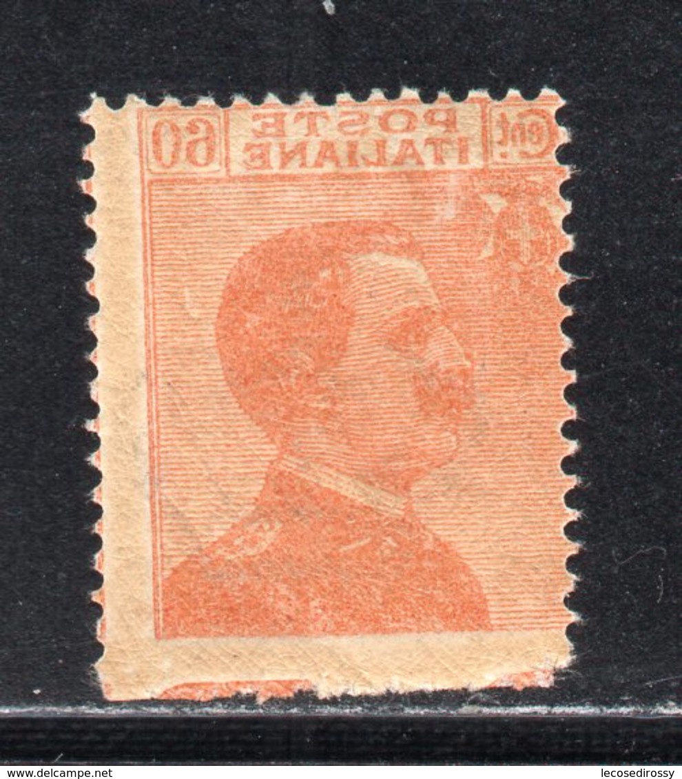 Rox 1926 Regno D'Italia Michetti 60c  MH* Nuovo Con Gomma E Linguella Decalco E Non Dentellato In Basso - Neufs