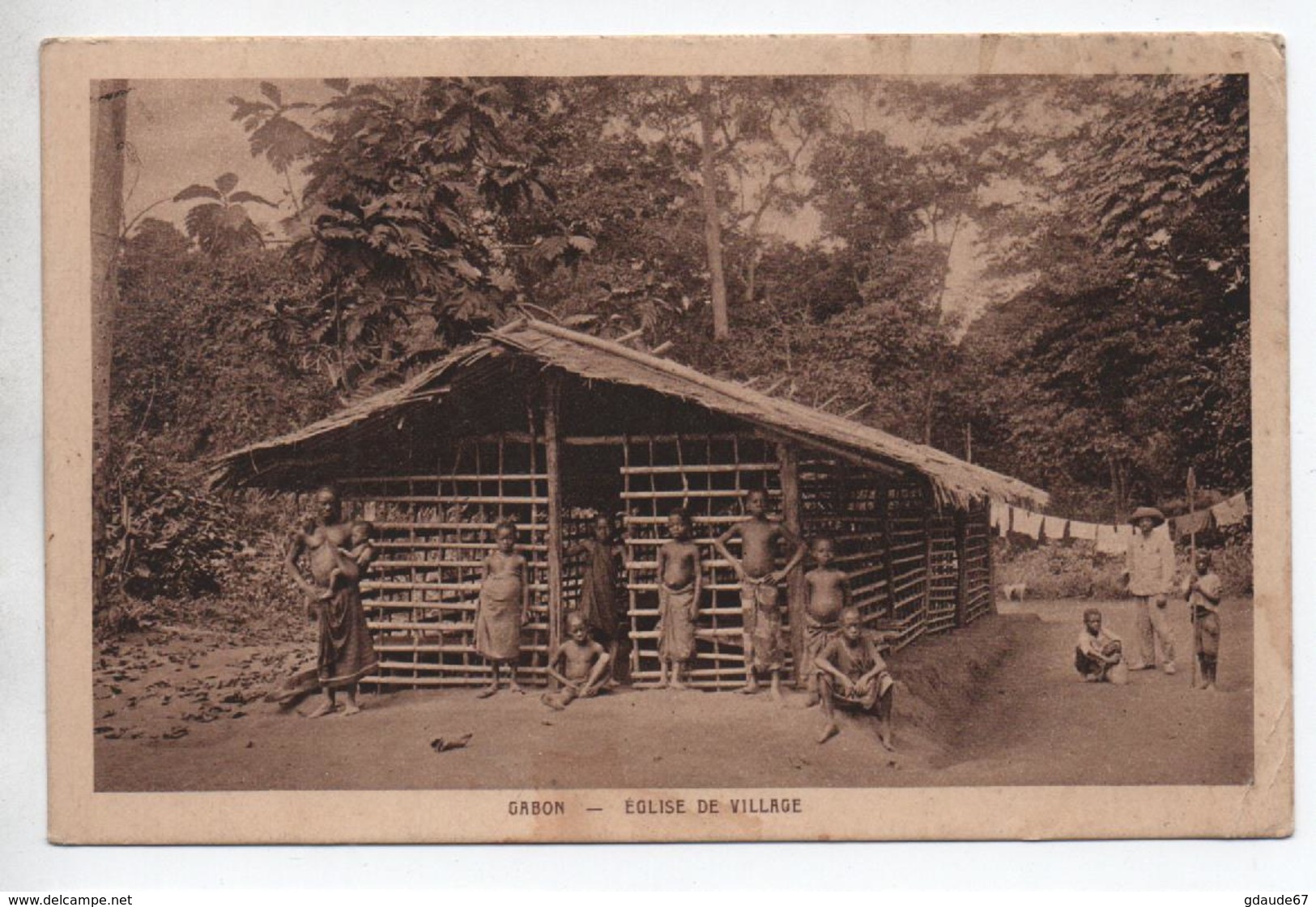 GABON - EGLISE DE VILLAGE - Gabon