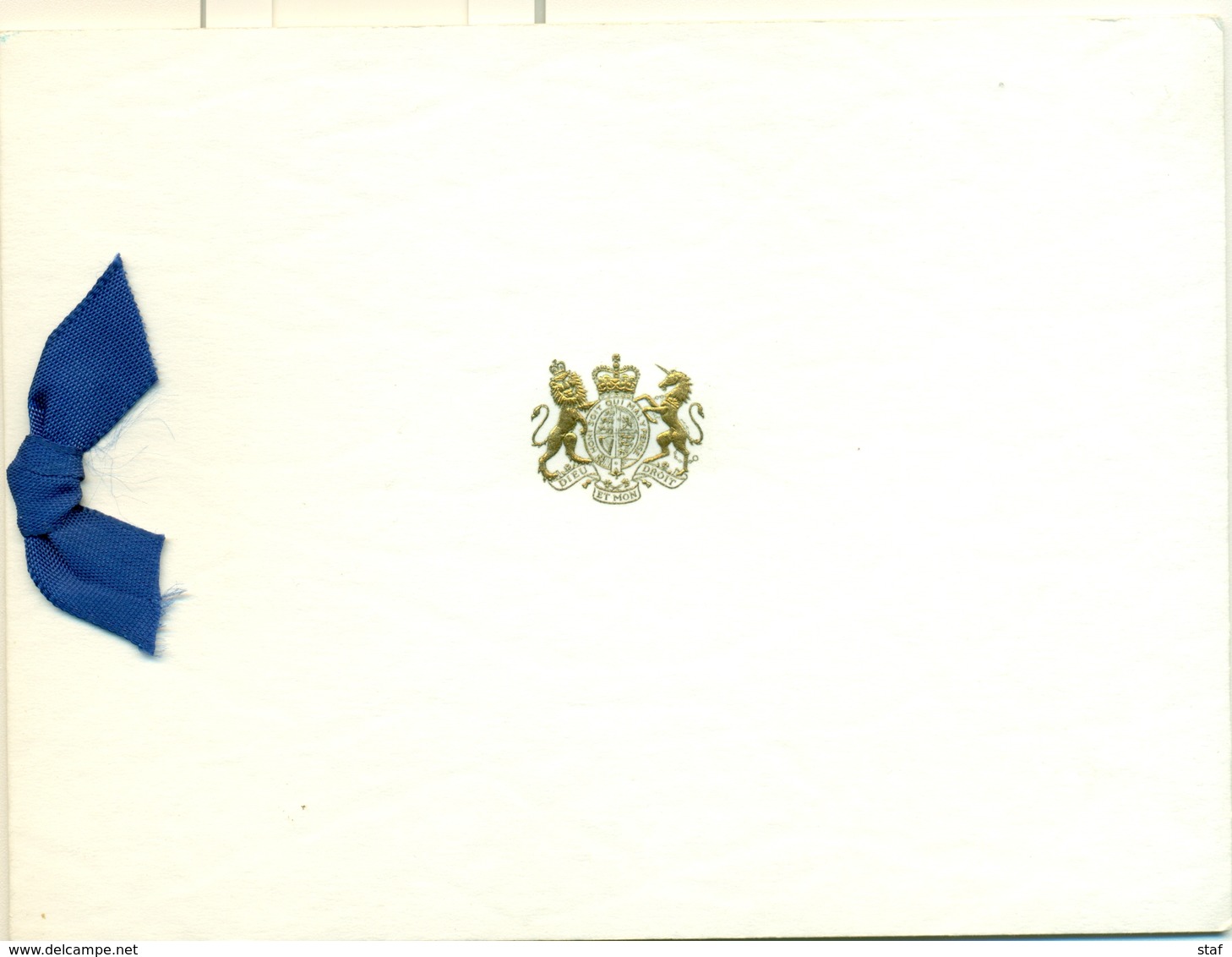 Two Cards With Happy New Year Wishes From The British Embassy In Brussels - Año Nuevo