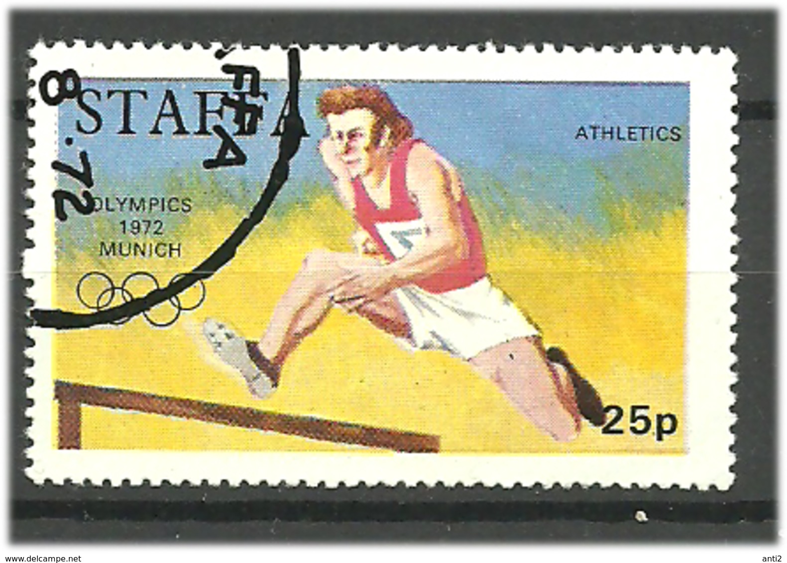 Great Britain - Staffa Scotland, 1972 Summer Olympics Munich, Athletics, Cancelled - Local Issues