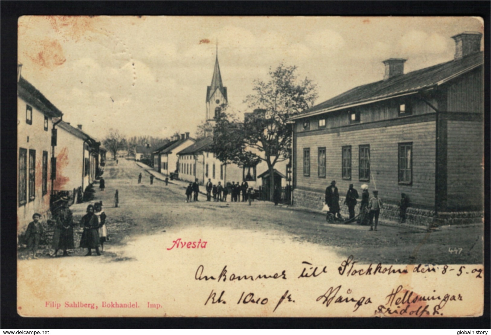 DE2986 - SWEDEN - AVESTA - STREET SCENE - - Suecia