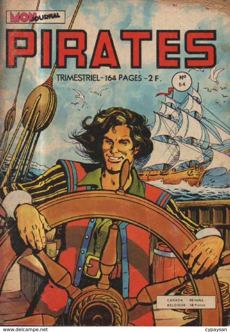 PIRATES N° 54 BE- MON JOURNAL 05-1974 - Pirates