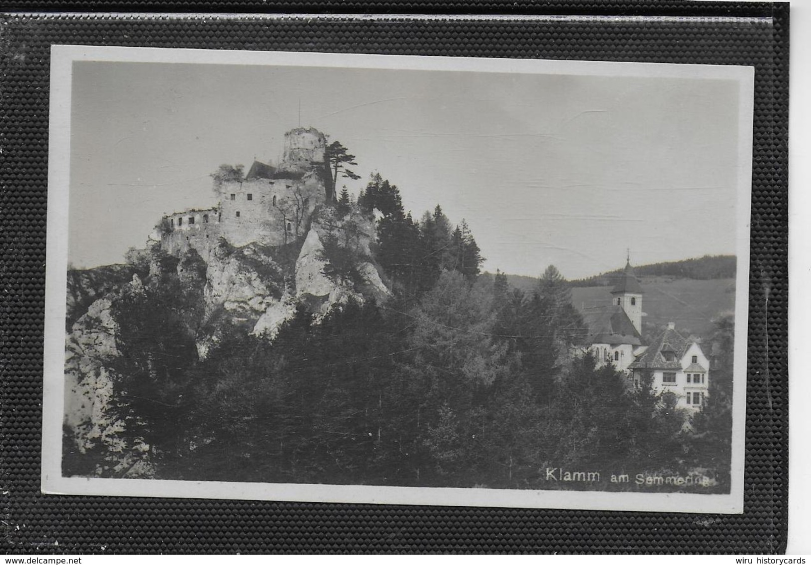 AK 0388  Klamm Am Semmering - Verlag Ledermann Um 1928 - Semmering